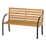 Outsunny Banca de Gradina sau Terasa cu 2 locuri, in Otel 122L x 60L x 80Hcm | Aosom Ro
