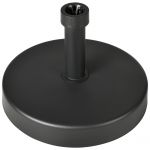 Outsunny Bază Umbrelă de Grădină din Plastic PP, Capacitate Max 18kg, Ø45x33 cm, Negru | Aosom Romania