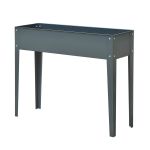 Outsunny Jardiniera Metalica pentru Pat de Gradina Inaltat Durabila cu 3 Orificii de Scurgere 100x30x80cm | Aosom Romania