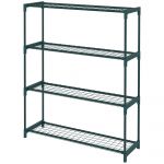 Outsunny Suport pentru Plante pe 4 Nivele, Raft de Colț din Lemn pentru Expunerea Ghivecelor, Ideal pentru Camera de Zi sau Balcon | Aosom Romania