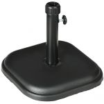 Outsunny Suport Umbrelă de Grădină din Beton 11kg, Bază Pătrată Stabilă pentru Umbrelă Masa Exterior, Negru | Aosom Romania