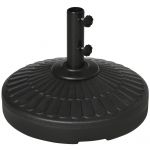 Outsunny Suport Umbrelă Oțel și HDPE, Compatibil cu Diametru 38-48mm, Ø48.5x36 cm | Aosom Romania