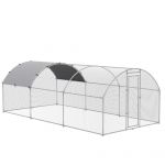 PawHut Cotet Galvanizat pentru Păsări de Curte și Animale de Companie, Spațios, 2.8x5.7x2m | Aosom Romania