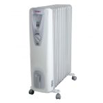 Calorifer electric TESY CB 2512 E01 R, 2500 W, 12 elementi, 3 trepte de putere, Termostat de siguranta, Termostat reglabil, Protectie anti-inghet