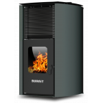 Centrala termosemineu pe peleti Burnit Advant Novation Gray 18 kw, echipata cu pompa de circulatie, vas de expansiune, automatizare, suprafata pana la 120 metri patrati