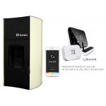 Pachet control de la distanta Termosemineu centrala peleti Fiama Avorio 25 kw, pompa, vas expansiune, automatizare , telecomanda, buncar peleti 30 kg, tiraj fortat, automata, pana la 160 mp si termostat Wi-Fi Salus IT 500