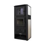 Semineu ( SOBA ) pe lemne, brichete si carbuni Fornello Ambasador LM RN 12 kw, 49x46x1160 cm