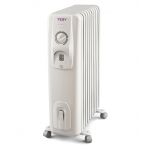 Calorifer electric TESY CC 2008 E05 R, 8 elementi, 3 trepte putere, 2000W, alb-gri