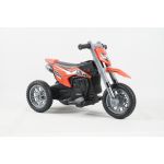 Motocicleta electrica cu 3 roti, Kinderauto Enduro 60W 12V STANDARD, culoare portocaliu