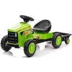 Tractoras cu pedale, pentru copii 3-6 ani, Kinderauto G206, culoare Verde