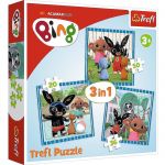 PUZZLE TREFL 3IN1 BANG DISTRACTIA CU PRIETENII