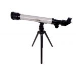 Telescop astronomic interactiv de jucarie Salamadra Kids, Gri