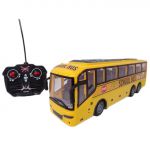 Autobuz Scolar de Jucarie din Plastic cu Telecomanda cu Functii Complete SALAMANDRA KIDS®