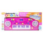 Jucarie Orga electronica cu microfon, roz, SALAMANDRA KIDS®