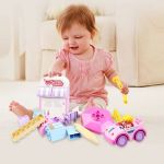 Set constructie Supermarket, pentru copii, 31 piese, Salamandra Kids