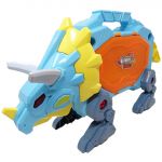 Set de Constructie Dinozaur Multifunctional Salamandra Kids®, Creativ si Educativ, Lumini si Sunete, Trusa cu Scule Inclusa, 31 Piese