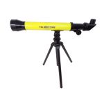 Telescop astronomic interactiv de jucarie Salamadra Kids, Galben