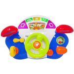 Volan pentru copii cu Sunete, Lumini, Schimbator, Semnalizare, Cheie, Oglinzi, Multicolor