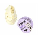 Recompensa papuc din piele de vita alb (white sneakers) - 7 cm
