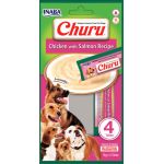 Churu Recompense Cremoase pentru caini cu Pui si somon 4 x 14 g