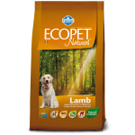 Ecopet Natural Caine Adult Miel si Orez - 12 kg