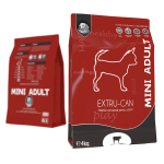 Hrana uscata pentru caini EXTRU-CAN MINI cu VITA sac 4kg