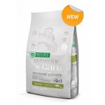 NATURES PROTECTION Superior Care White Dogs Junior SmallMini Grain Free, Peste Alb, ajuta la eliminarea lacrimarii excesive si reducerea petelor maronii de la ochi, 1.5kg
