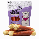 Recompense pentru caini Mr. Bandit WRAPPER XXXL, rata, 500g