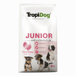 TropiDog, hrana uscata Premium Junior Talie mica si medie, 8 kg