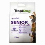 TropiDog, hrana uscata Premium Senior cu curcan si orez, 2.5 kg