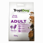 TropiDog, hrana uscata Premium Talie mica cu Miel si orez, 2.5 kg