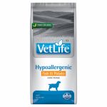 Vet Life Farmina, Hypoallergenic Fish and Potato caine, 2 kg