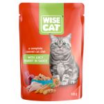 Wise cat, hrana umeda pentru pisici cu iepure in sos - 24x100 g