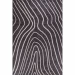 Covor Artloop Funk 421, negru si alb, 150x230 cm