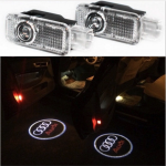 Set 2 Holograme LED cu LOGO AUDI pentru Portiere