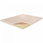 Topper Saltea Memory 3+3 Bio Bumbac, 80 x 200 cm