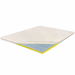 Topper Saltea Ortopedic 130x200 - Latex Gel 3+2+1 cm, Aloe Vera, Ergomed