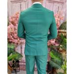 Costum verde: Sacou, Vesta si Pantalon - C4068