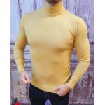 Helanca / Maleta de bărbați, Slim Fit, Galbena – BZ243