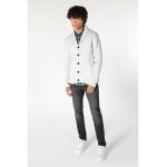 Cardigan slim fit cu guler-sal