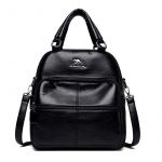 Geanta tip rucsac, Arya GT2255, Negru