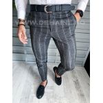 Pantaloni barbati eleganti negri B1551 12-4 E