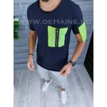 Tricou barbati bleumarin slim fit Vagabond B1943 X3-4