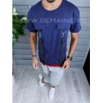 Tricou barbati bleumarin slim fit Vagabond B1944 P4-1.2