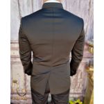 Costum de ceremonie negru, Sacou, Vesta, Pantalon si Cravata - C3822