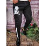 Blugi de bărbați, Slim Fit, Elastici si Conici, Negri cu buzunare - BG893