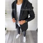 Cardigan barbati gri inchis slim fit ZR T3559 K23 * 1.3