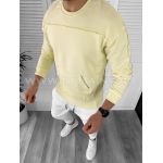 Hanorac barbati galben slim fit K151 i11-4