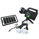 Kit solar de iluminat GDPlus GD-P70 cu 3 becuri