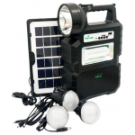 Kit solar portabil CCLAMP CL-810 cu 3 becuri incluse Radio FM si Bluetooth